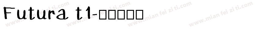 Futura t1字体转换